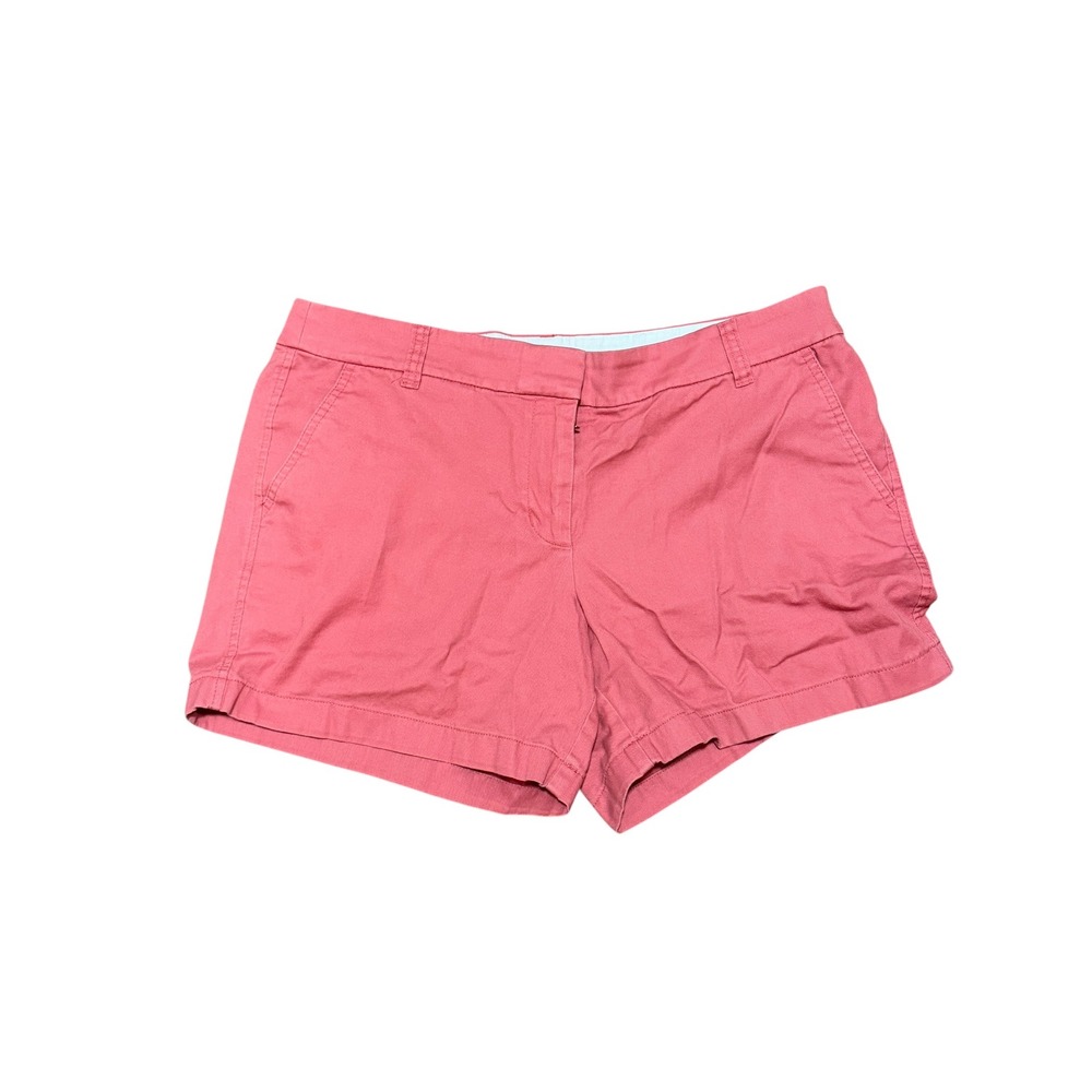 J.Crew Size 12 Chino Shorts Cotton Twill Mid Rise